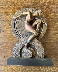 Vintage 1993 Daniel Austin Sculpture Art Nouveau Woman Female Model Statue Deco - Picture 1 of 9