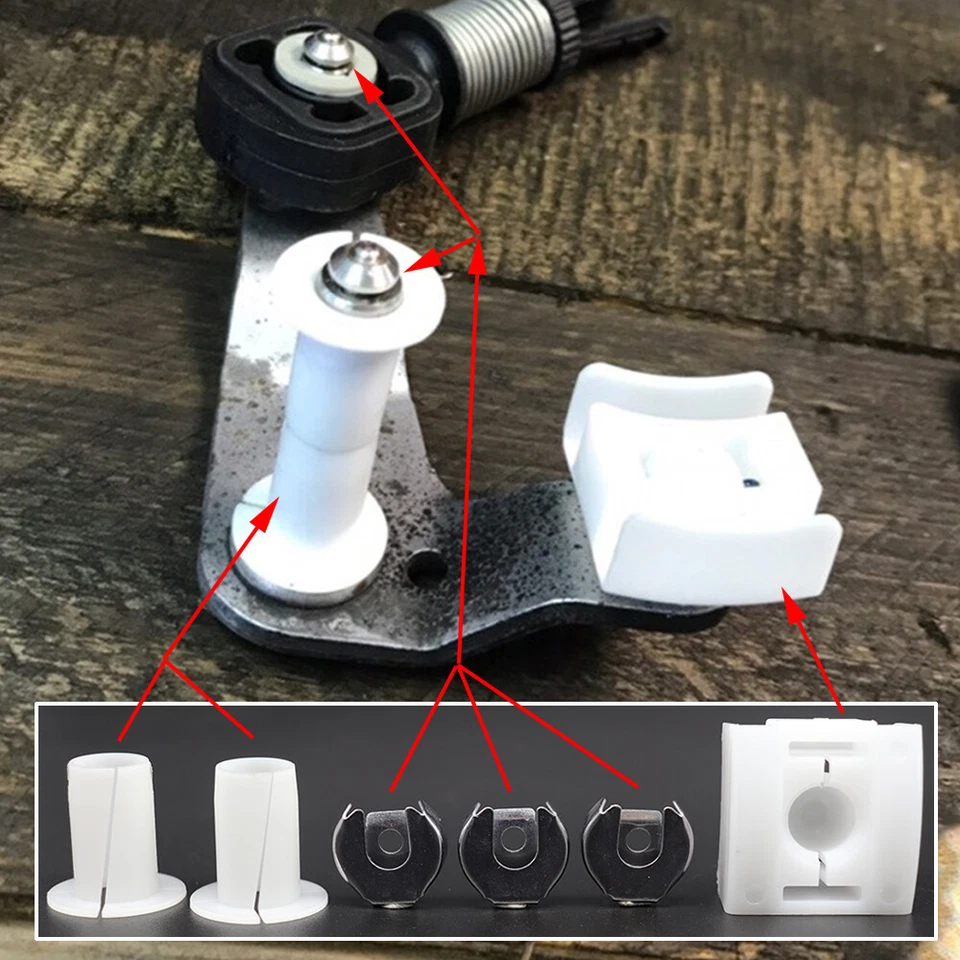 For VW Golf MK4 Gear Selector Shift Relay Lever Slide Shoe Bushing Bearing Kit - Image 1 of 4