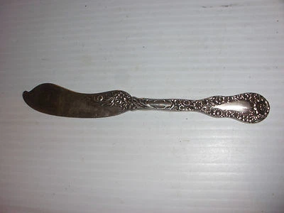 ANTIGUO CUCHILLO MANTEQUILLA VICTORIANO PLATA ESTERLINA 1896 DOMINICK HAFF Foto 1 de 3