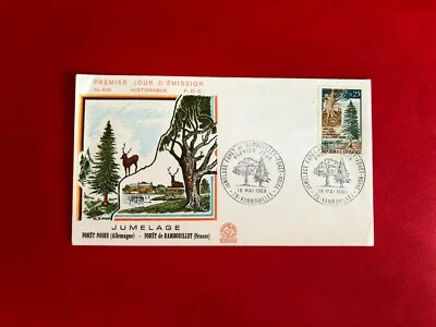 FRANCE 1968 FDC 640 RAMBOUILLET & BLACK FOREST DEER STAG CHOOSE ONE - Image 1 of 4