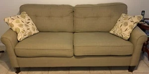 LaZBoy Sofa w/ 2 throw pillows, 80"width, 35" depth - Picture 1 of 1
