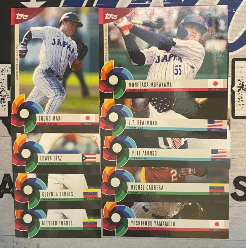 2023 Topps WBC Baseball Global Stars BLACK PARALLEL SP - YOU PICK YOUR PLAYER! - Image 1 of 1