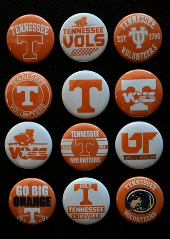 Tennessee Volunteers - 1 1/2" Magnet Set (Set of 12) Cover