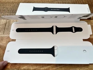 Apple I Watch Sport Band in Black S/M and M/L Sizes - Zdjęcie 1 z 6