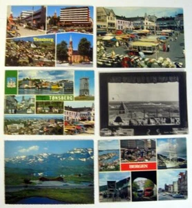TONSBERG, NORWAY ~ Lote de postales vintage con bonificación - Imagen 1 de 1