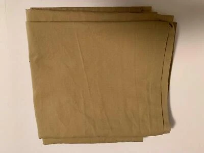 POTTERY BARN khaki brown 100% cotton rod pocket Curtain 50 x 96 - Image 1 of 4