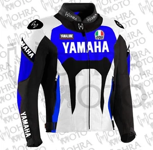 2025 Yamaha R6 1,3 mm Rindsleder Motorradjacke Unisex Motorradjacke - Bild 1 von 3
