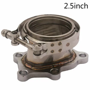 2.5" 63mm 5 bolts Turbo Downpipe V-band Adapter Flange Clamp For Mazda speed 6 - Picture 1 of 11