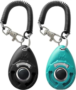 Pet Training Clicker with Wrist Strap - Dog Clickers (New Black +...  - Picture 1 of 7