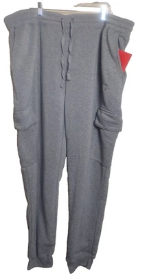 Joggers cargo Akademiks 5XL gris jaspeado cintura elástica cordón puños Foto 1 de 4