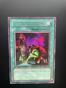 Yugioh Second Coin Toss LOD-083 1st Edition Rare LP/MP - Picture 1 of 2