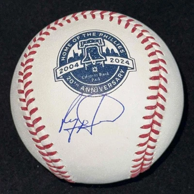 Ryan Howard Signed 2024 Citizens Bank Park 20th Anniversary Baseball JSA COA - Image 1 of 2