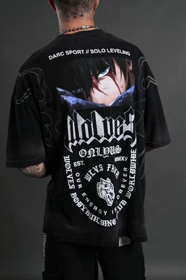 2XL - Darc Sport - Nivelación Solo - CAMISETA OVERSIZE EN LAVADO A LA DERIVA NEGRO (Preventa) Foto 1 de 3