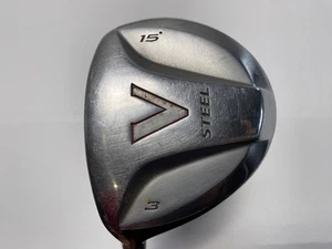 TaylorMade V Steel 3 Fairway Wood 15* Dynamic Gold S300 Stiff Steel Mens LH - Picture 1 of 9