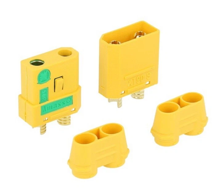 XT90-S Goldstecker 1 Paar Anti-Blitz Orig. Amass Anti Blitz - Bild 1 von 1