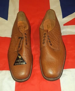 Men's Vintage Brown Leather Made In England Shoes (10.5) - Picture 1 of 6