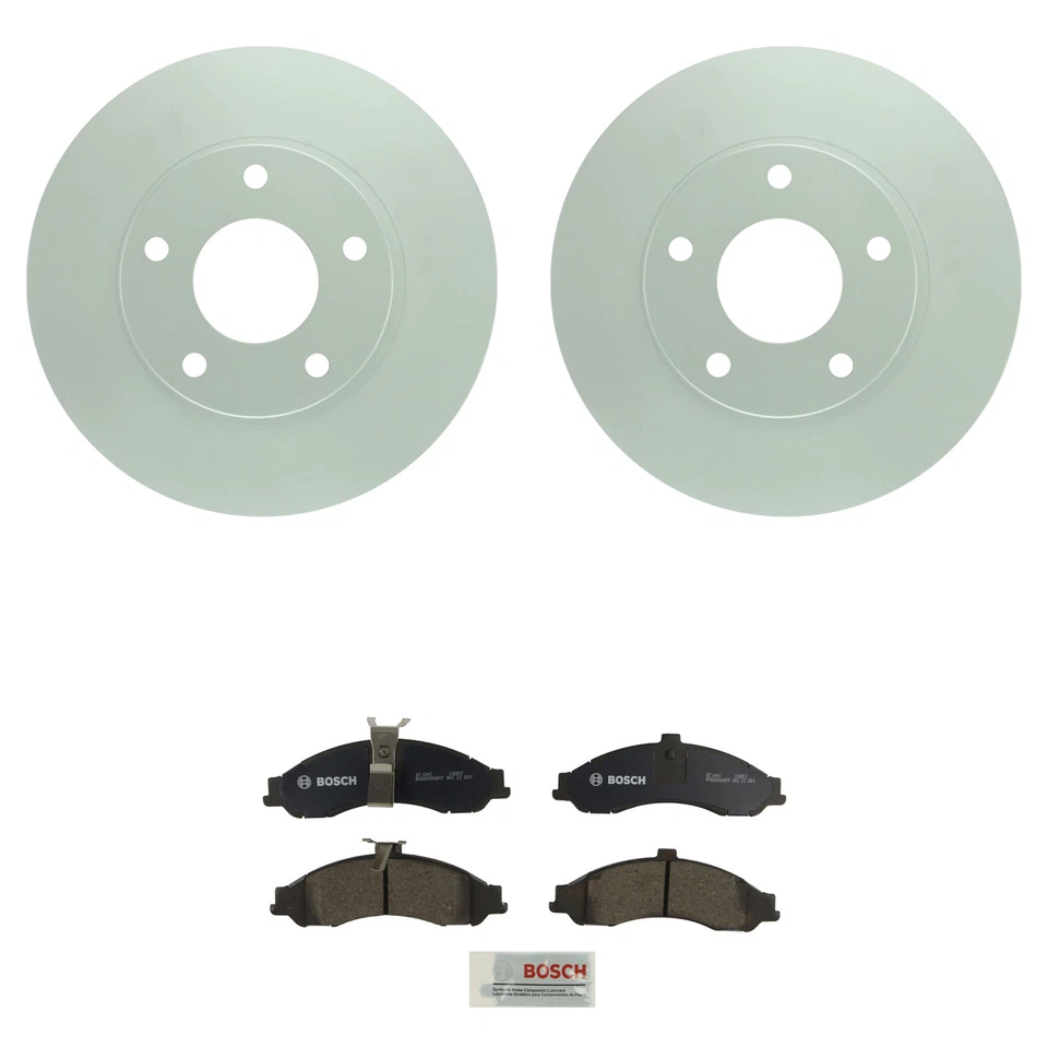 Kit de pastillas de freno de disco de cerámica Quietcast rotores delanteros Bosch 296 mm para GTO 2004 Foto 1 de 1