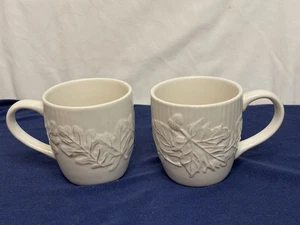 Hallmark Mugs White Dishwasher, Microwave Safe Set Of 2 Brand New - Picture 1 of 7