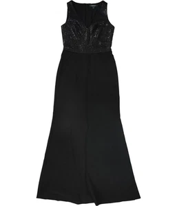 Ralph Lauren Womens Zorea Gown Dress, Black, 8 - Picture 1 of 1
