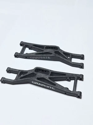 Vintage RC Team Losi XXT CR Graphite Plus Front Suspension Arms A - 9709 - Image 1 of 4