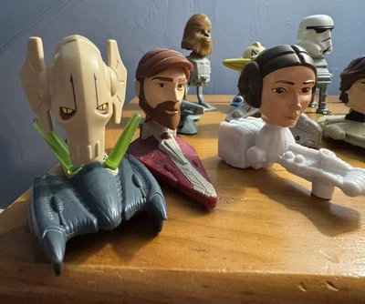 Star Wars The Clone Wars McDonald’s Bobblehead Happy Meal Juguetes Lote de 18 ¡EXCELENTE ESTADO!!   Foto 1 de 4