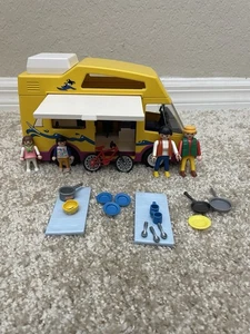 Playmobil Vintage Ferien Camper gelb Wohnmobil Van - Bild 1 von 10