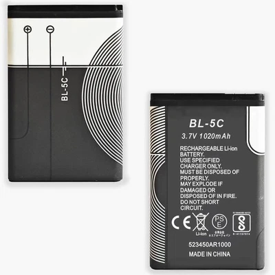 Neues AngebotBL-5C Akku, 1020mAh Li-Ion Ersatzakku für TECSUN, NOKIA, HanRongDa