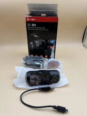 Cobra SC201 Dual View Smart Dash Cam - Black - Image 1 of 4