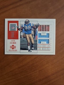 2002 UD Piece Of History Kenyon Coleman Game Used Jersey #825/1500 - Picture 1 of 2