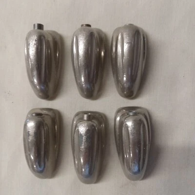 6 Small Slingerland Sound King Lugs in Nickel - Image 1 of 4