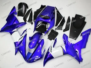 For 2002-2003 YZF R1 White Blue ABS Injection Mold Bodywork Fairing Kit Plastic - Bild 1 von 9