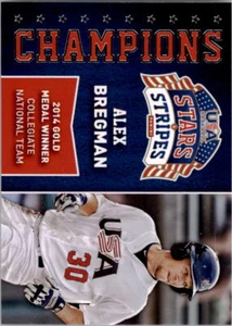 2015 USA Baseball Stars and Stripes Champions #3 Alex Bregman - NM-MT - Imagen 1 de 2