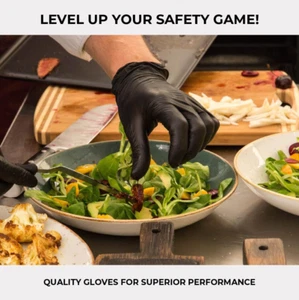 Disposable Nitrile Gloves, Chemical Resistant, Powder-Free, Latex-Free, Non-S... - Picture 1 of 12