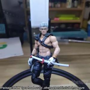 NUEVO Premium 1/18 Nero Man Cabeza Escultura Soldado Cabeza Masculina Para Figura de Acción de 3,75 - Imagen 1 de 3