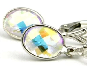 925 Sterling Silver Earrings, Mercury Mist Topaz, SE001 - Picture 1 of 5