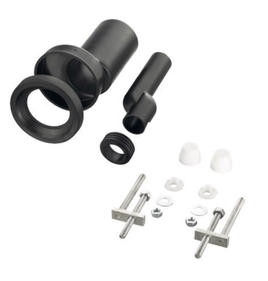 GEBERIT Wand-WC Anschlussgarnitur DN 90/110 Etagen Anschluß Set Ablaufgarnitur Excenter