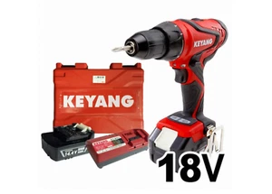 KEYANG DD-1801L-2S 2x4.0Ah BL 18V Max Keyless 13mm LED 4.2lbs Charger 220V Ups# - Picture 1 of 10