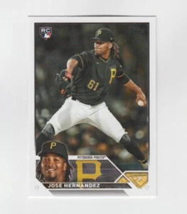 (9) Jose Hernandez 2023 TOPPS UPDATE SERIES ROOKIE LOT #US185 PIRATES RC ⚾⚾ - Picture 1 of 1