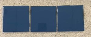 8 pc. Daltile 4-1/4"  Denim Blue Bright Glaze Ceramic Tile - Picture 1 of 1