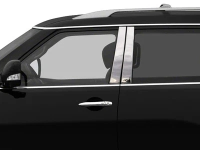 Stainless Chrome Pillar Posts 4PCS QAA Door Trim FOR Infiniti QX80 2014-2018 - Image 1 of 4
