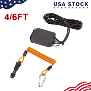 Trailer Breakaway Switch, 4/6FT Breakaway Coiled Cable for RV Towing Trailer - Foto 1 di 9