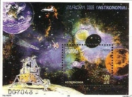Albania 2009. Europa CEPT Astronomy Space. Block MNH - Image 1 of 1
