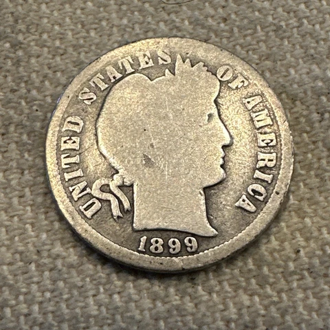1899 O Barber Dime Liberty Cover