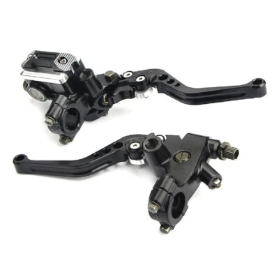 7/8in Motorcycle Brake Clutch Master Cylinder Reservoir Lever Handlebar Mount - Image 1 of 4