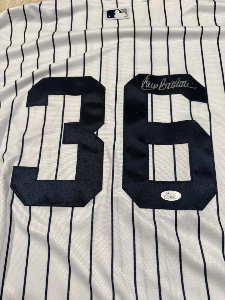 FUTURE HALL OF FAMER CARLOS BELTRAN SIGNED AUTO NEW YORK YANKEES JERSEY JSA CERT - Image 1 of 4