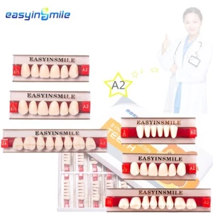 1packDenta Acrylic Resin Denture Full Set/Upper/Lower False Teeth A2 Easyinsmile - Picture 1 of 30