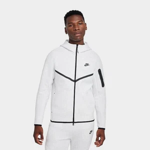 Nike Original Tech Fleece Windrunner Hoodie Birch Heather Size Small HV0949 051 - Picture 1 of 6