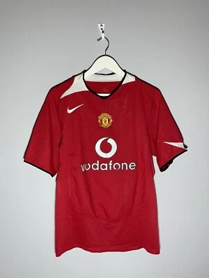 Футболка Manchester United Nike винтаж 2004/05 домашняя Y2k футбол футболка - Изображение 1 из 4