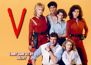 V The Series 1983-1984 Lobby Card Set Of 12 5x7 - Picture 1 of 4