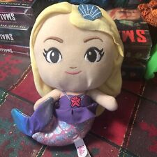 Used 7" Plush Stuffed Barbie Chibi Blonde Mermaid Toy Factory